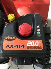 Ariens AX 414 -only 2-3 years old. 
