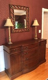 Matching sideboard with plenty of storage