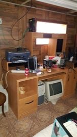 Computer desk & Computer