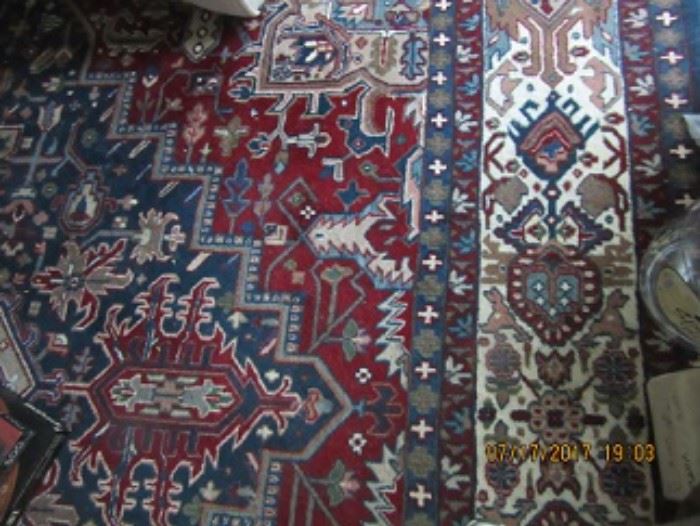 Oriental rug.  