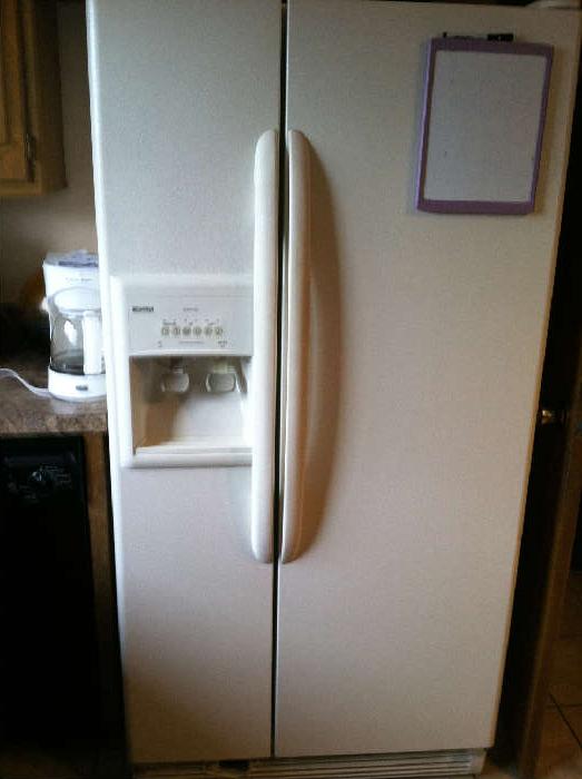 Kenmore side X side frig perfect condition with water and ice dispenser.