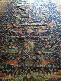 Incredible antique Turkish 9 feet 8 inches X 19 feet 5 inches rug