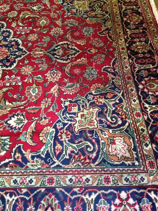 Stunning 9 feet 9 inches x 12 feet 8 inches Persian Tabriz rug