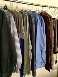 Consigned men's clothes