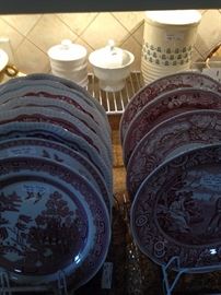 Redware plate selections