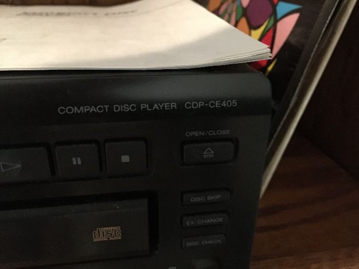 Sony CDP-CE405 5 Carousel CD Player 