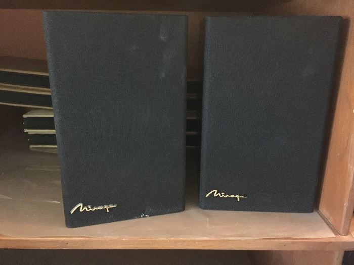 Mirage bookshelf speakers