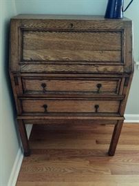 antique English secretary