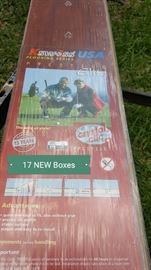Laminate Flooring New in Sealed boxes.. 17 Boxes.. Floor line barrier also available
