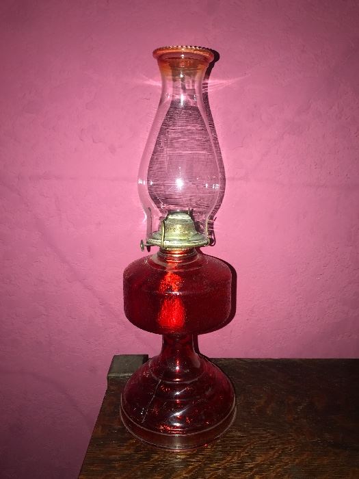  Red bass oil lamp 