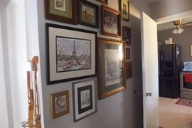 Misc. framed pictures