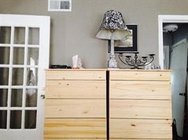 Ikea furniture set. $100 - &nbsp;Ikea 6 drawer dresser
$100 - &nbsp;each 2 Matching Ikea Chest of Drawers
$25 &nbsp;&nbsp;- &nbsp;each 2 Matching Ikea nightstands