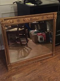 $45 - Gold frame mirror (large)