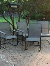 $25/set - 4 outdoor chairs