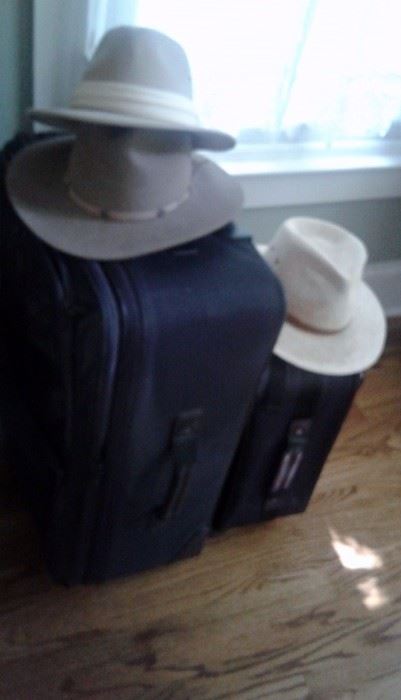 Luggage and hats
