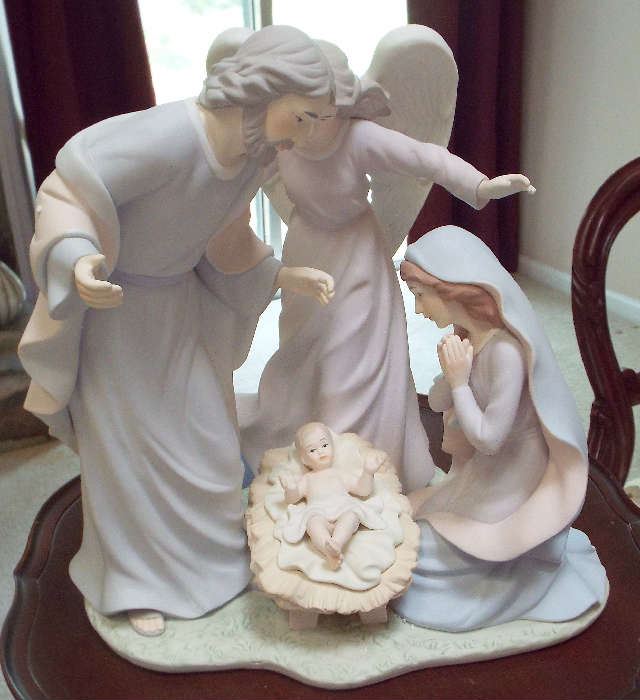 Large nativity figurine