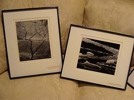 Pair of Brett Weston signed and dated photos