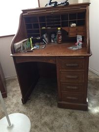 Small rolltop desk