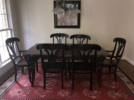 Nichols and Stone breakfast set, includes barstools not pictured.