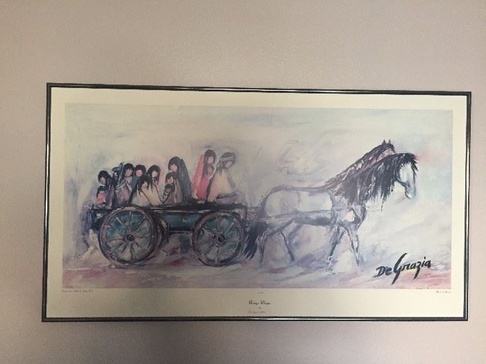 Ted De Grazia Art Limited Edition South Western Art One of a Large collection of Ted DeGrazia