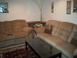 2 RECLINING SOFAS & TABLE