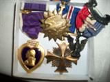 PURPLE HEART & MEDALS