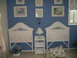 TWIN WICKER HEADBOARDS