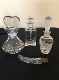 Perfume Bottle Collection including Baccarat, Lenox and more