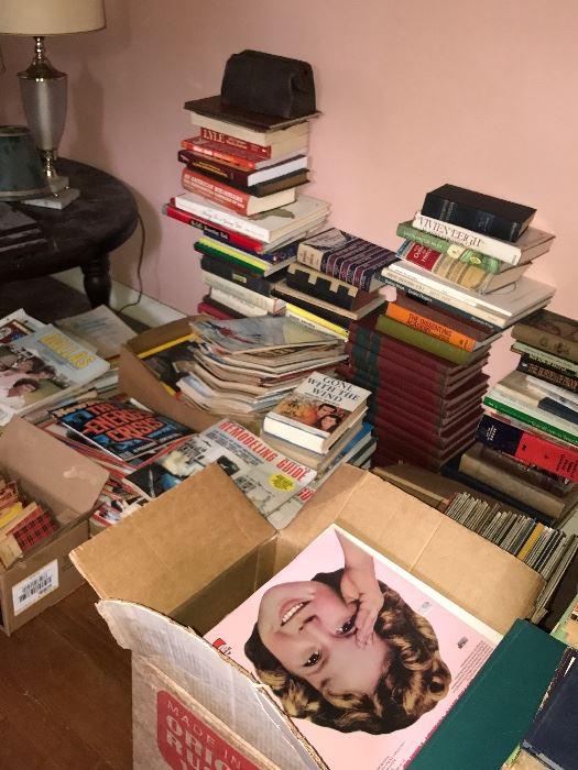 Vintage albums, magazines and books