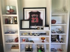 lots of sports memorabillia 
