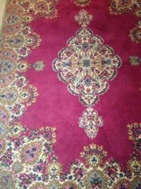 Colorful rug - six feet x four feet four inches