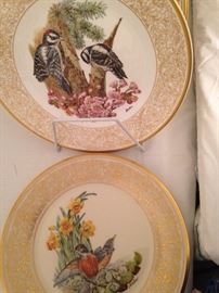 Lenox plates - adapted from original works of art by Edward Marshall Boehn