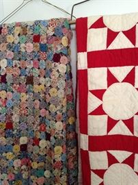 Two of several quilts