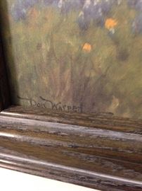 Texas bluebonnets by artist Don Warnet