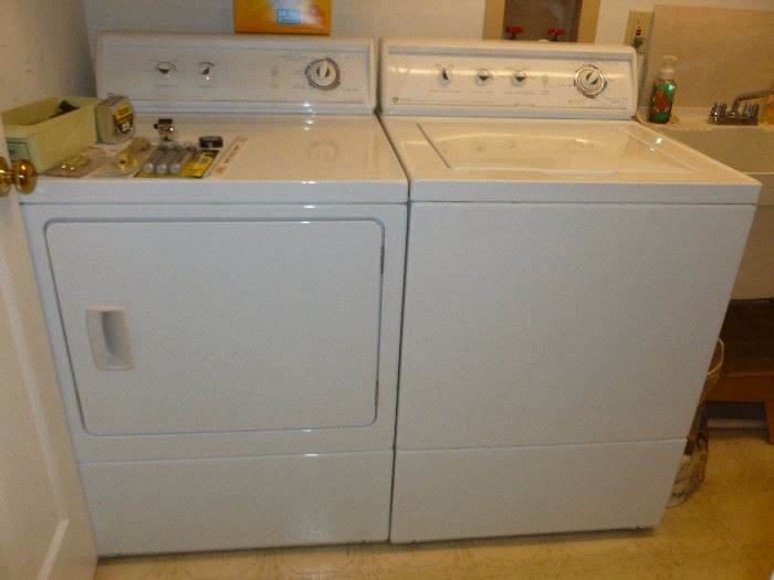 Maytag large capacity set..stainless drum washer, electric dryer