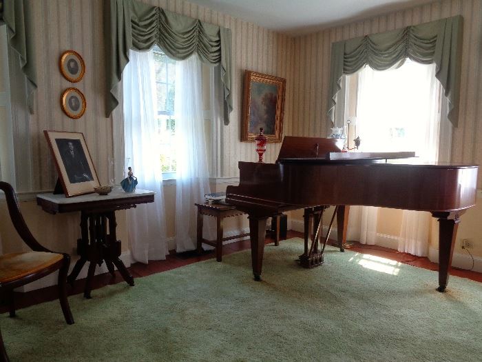 Antique Baby Grand Piano 