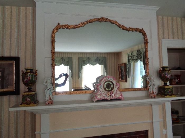 large antique mirror