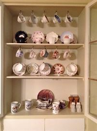 Antique China Cups and Saucers