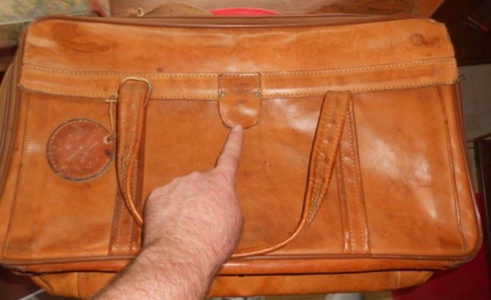 Vintage Hartmann Leather Shoulder or Carry-On bag
