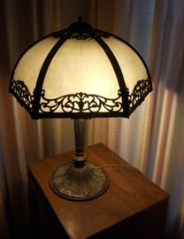 Another Slag Glass Lamp