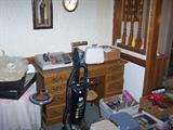 ONE OF THE DESKS & MISC.