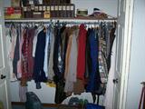 ONE OF THE MANY CLOSETS
