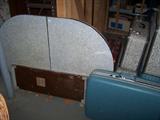1950s OVAL, GRAY DINETTE TABLE
