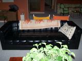 BLACK TUXEDO SOFA