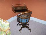 PEDESTAL DESK & CHAIR