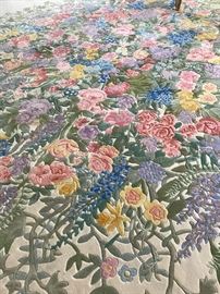 Breathtaking palatial wool rug