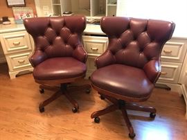 Beautiful leather chairs