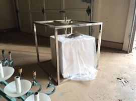 Mod style chandelier