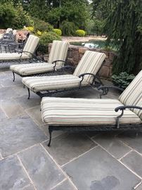Many Woodard chaises available