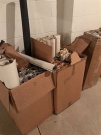 Many rolls of quality wall paper